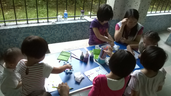 “印”证童心——儿童手指画学习小组